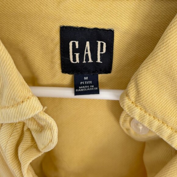 Gap UltraSoft Denim Crop Big Shirt - Picture 4 of 6